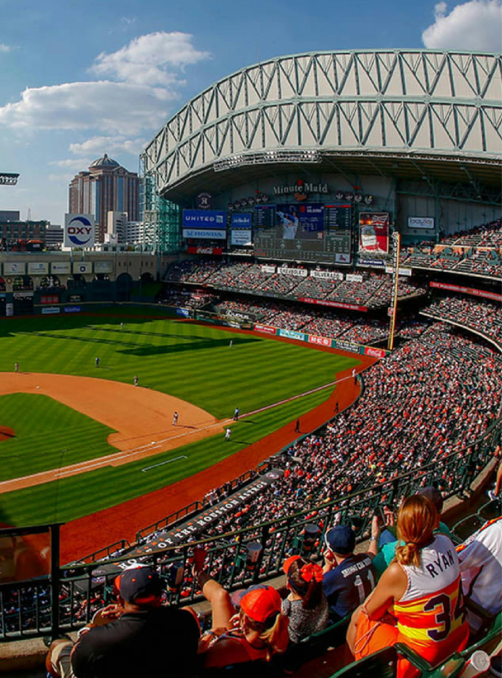 Attend a baseball sports game