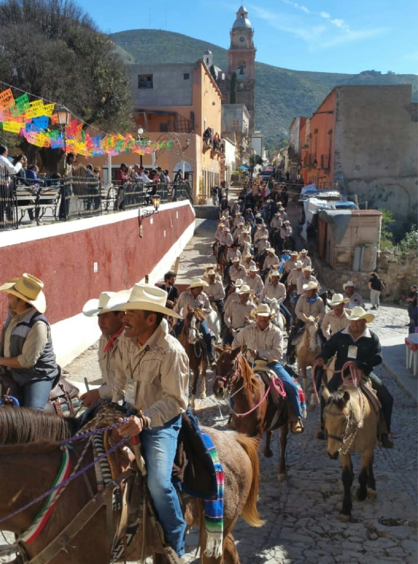 Horseback riding through Real de Catorce