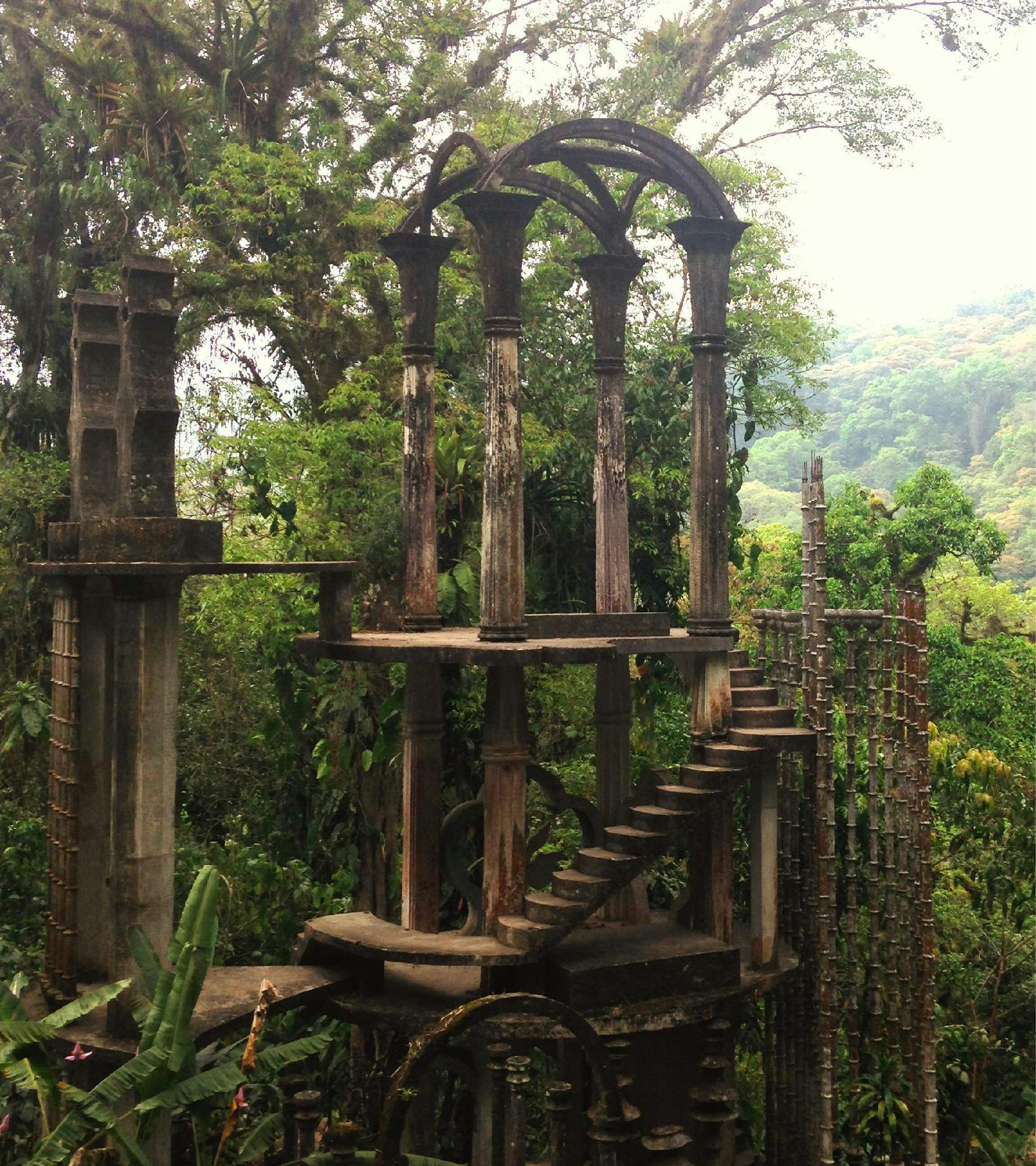 Surreal garden in Xilitla